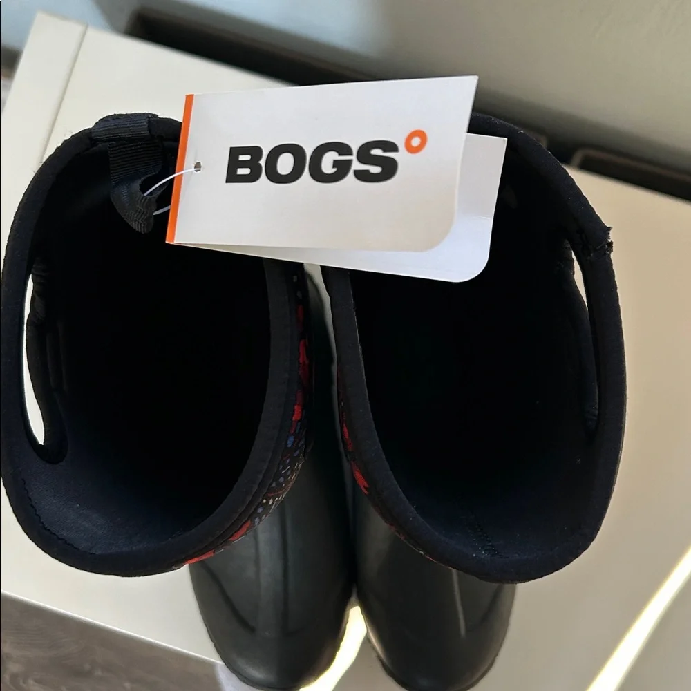 Bogs Mesa Super Flower Rain Snow Garden Boot Waterproof - Picture 9 of 13